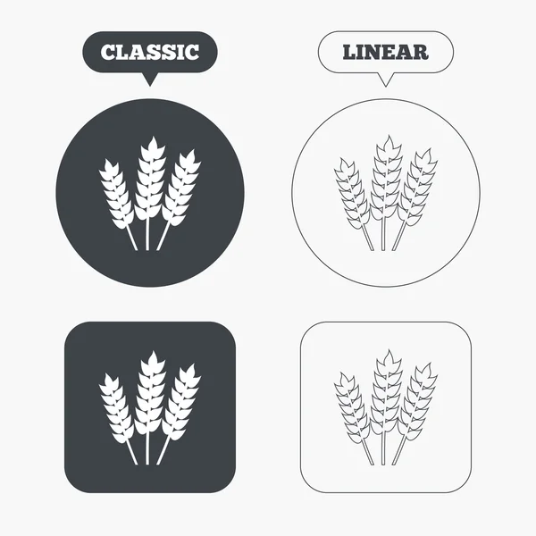 农业标志图标 — 图库矢量图片