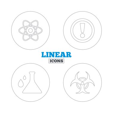 Dikkat biohazard simgeler.