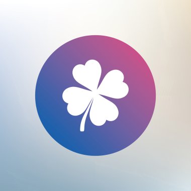 yonca dört yaprak işareti ile.