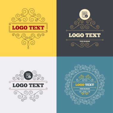 metin dosyasını işareti simgeleri