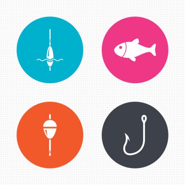 Balık tutma simgeler. Balık