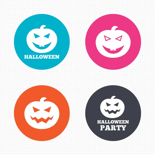 Halloween party icons — Stock Vector