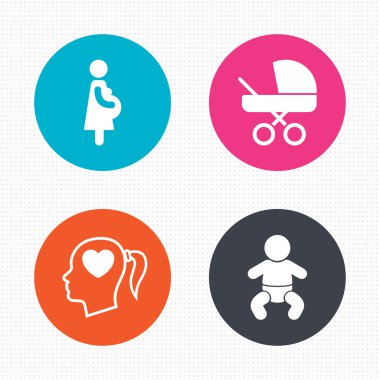 Annelik simgeler. Bebek Bebek