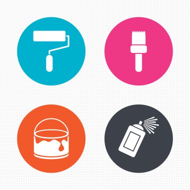 resim rulo, fırça simgeler