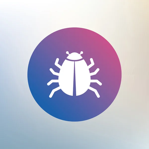 Bug teken pictogram. — Stockvector