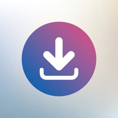 Download Icon. Yükle düğmesi.