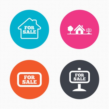 Satılık simgeler için.