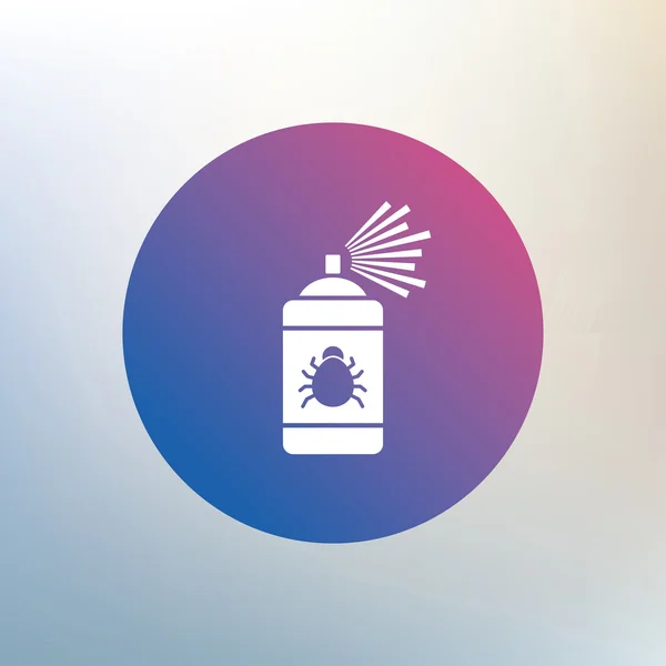 Icona del segno di disinfezione bug . — Vettoriale Stock