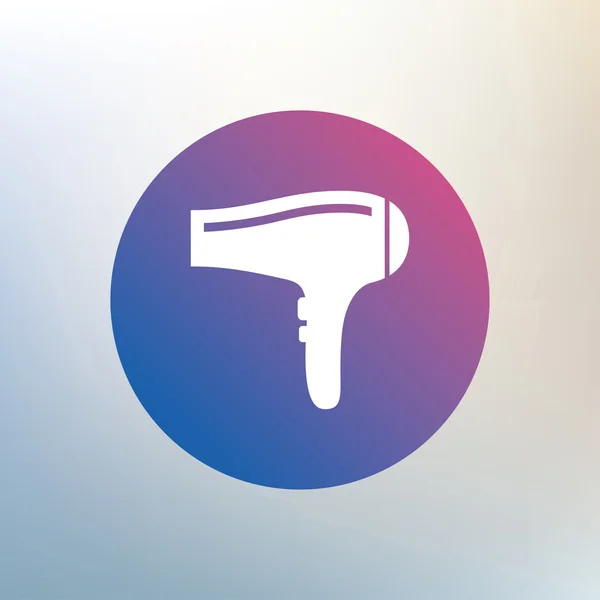 Hairdryer sign icon. — Stock Vector