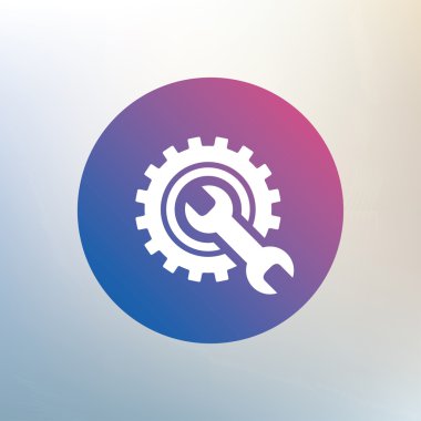 Onarım aracı işareti simgesi.