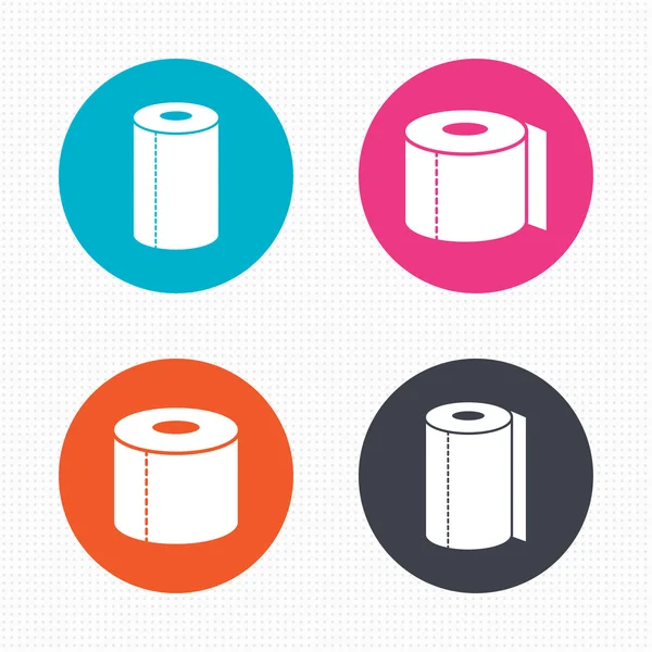 Toilet paper icons. — Stock Vector