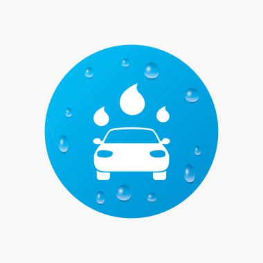 araba yıkama simgesi.