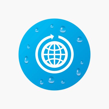 Küre işareti simgesi.