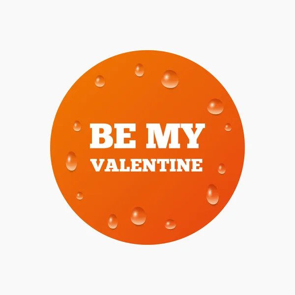 Sé mi icono de San Valentín . — Vector de stock