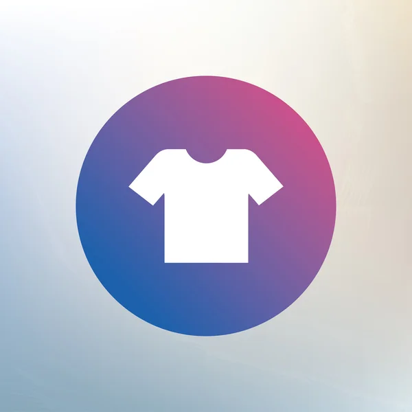Icône signe T-shirt . — Image vectorielle