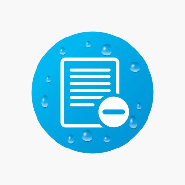 metin dosya işareti simgesi.