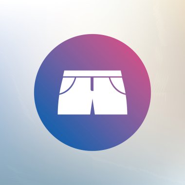 İşareti kadın spor şort