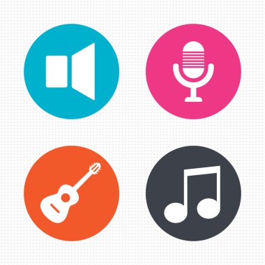 müzikal öğeleri simgeler