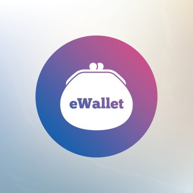 Ewallet işareti simgesi.
