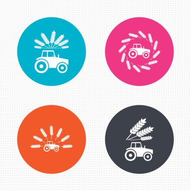 Traktör simgeler. Tarım Tohum Sanayi ulaşım.