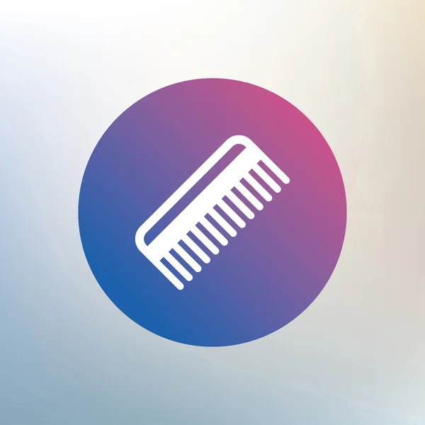 Comb hair sign icon. — Stock Vector