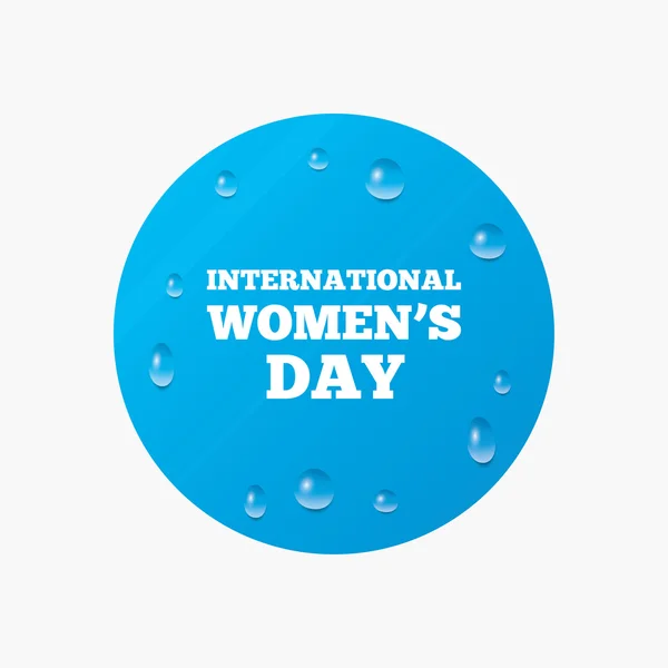 8 March International Women's Day — Stock Vector