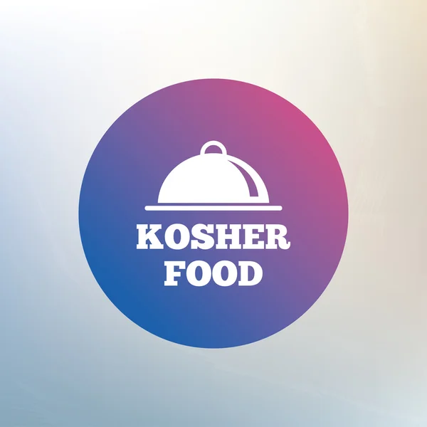 Kosher food product sign icon. — Stock Vector