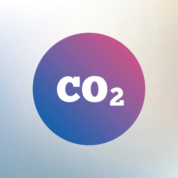 CO2 koldioxid formeln skylt — Stock vektor