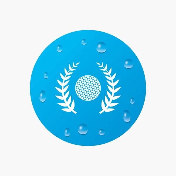 Signo de pelota de golf icono . — Vector de stock