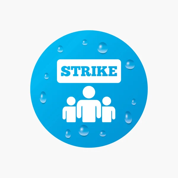 Strike sign icon. — Stock Vector