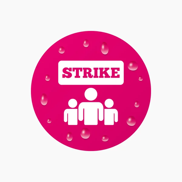 Strike sign icon. — Stock Vector