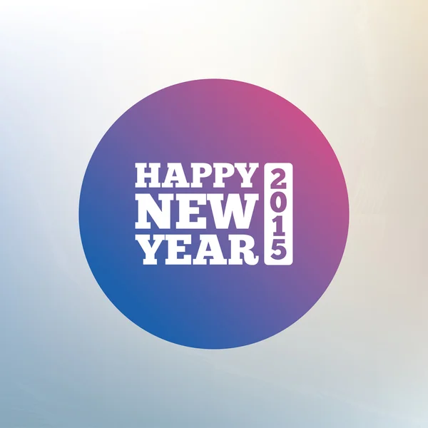 Happy new year 2015 sign — Stock Vector