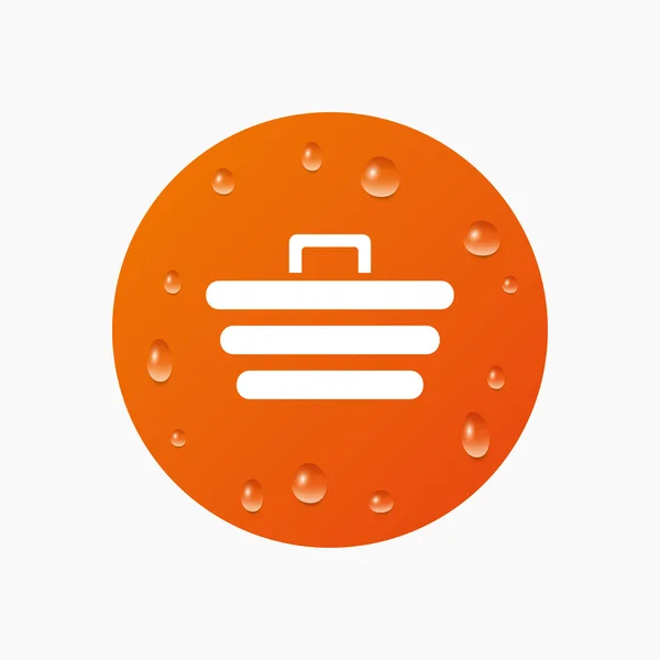 Carrito de compras signo icono . — Vector de stock