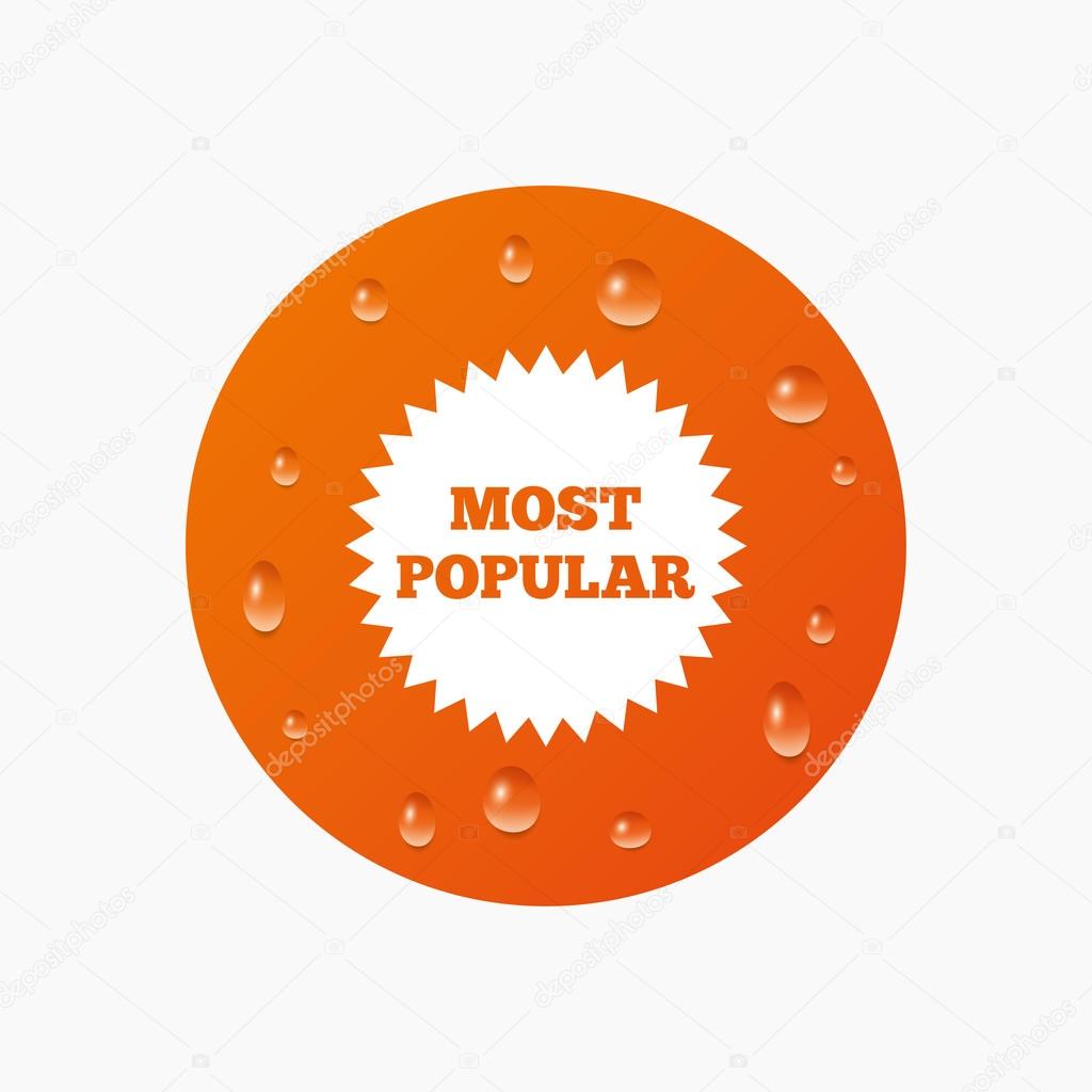 Most popular sign icon. Stock Illustration by ©Blankstock #78756218