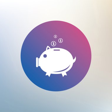 Domuz kumbarası simgesi.