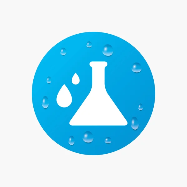 Chemistry sign icon. — Stock Vector