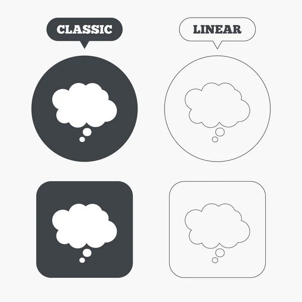 Symbole der komischen Sprechblase — Stockvektor