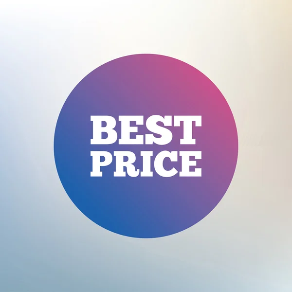 Best price sign icon. — Stock Vector