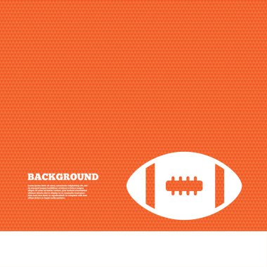 Amerikan futbolu işareti simgesi.