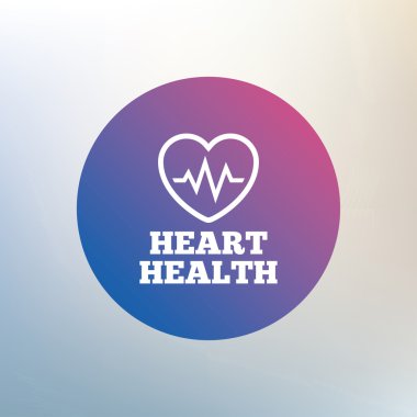 Kalp atışı işareti simgesi.