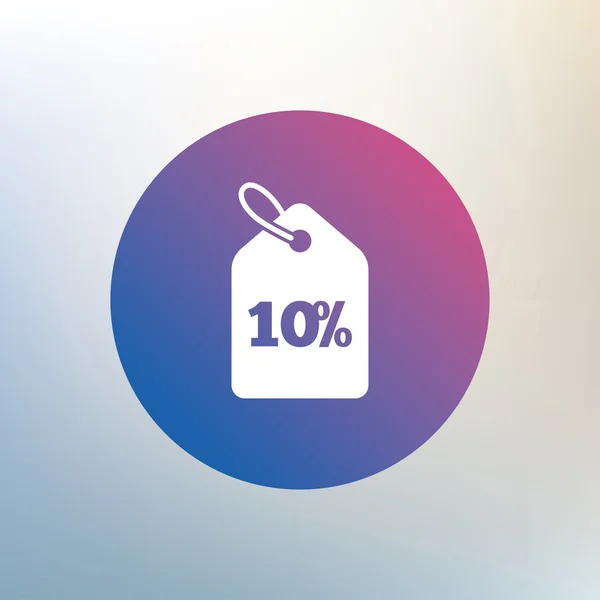 10 % prodejní ceny — Stockový vektor