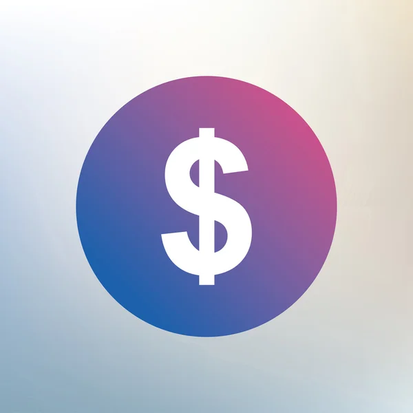 Dollarteken pictogram. USD — Stockvector