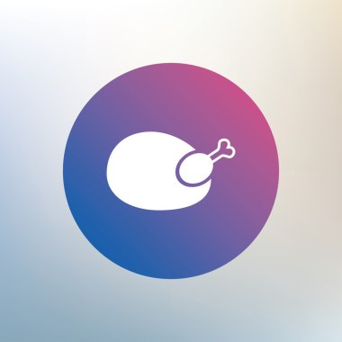 Tavuk işareti simgesi.