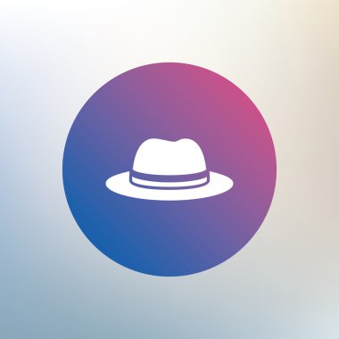 Silindir şapka işareti simgesi.