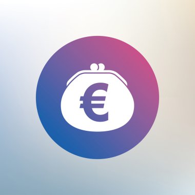 M-cüzdan euro işareti simgesi.