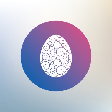 Paskalya yumurtası işareti simgesi.
