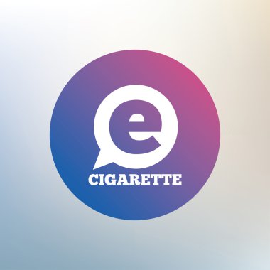 E-Sigara, sigara simgesi  .