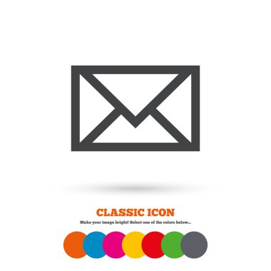Mail, envelope, message icon
