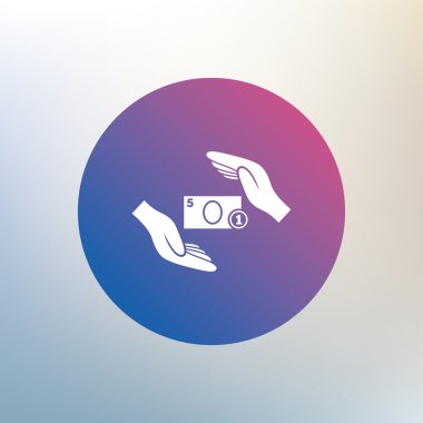 Koruma para işareti simgesi.