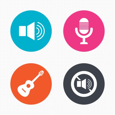 Müzikal öğeleri, müzik Icons set.